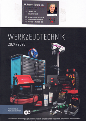 Vorschaubild für den Online-Katalog von Huber-Tools